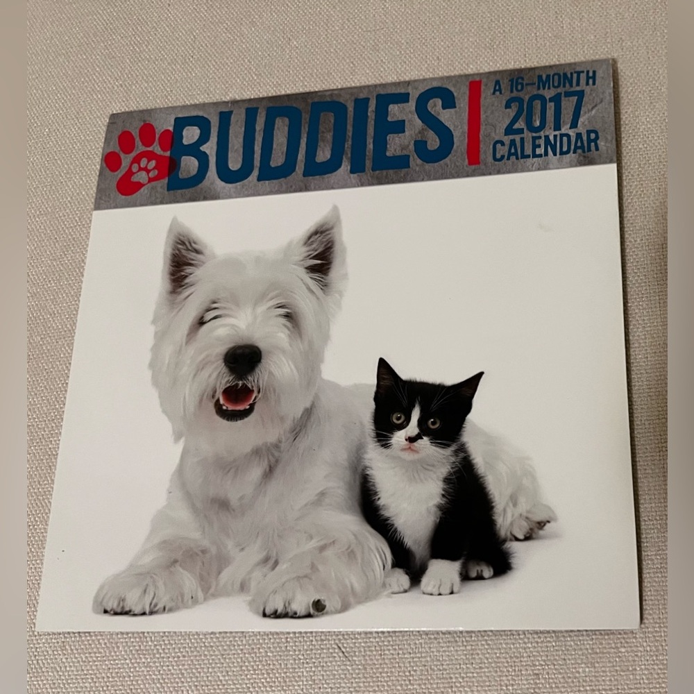 Buddies 2017 - 16 Month Calendar